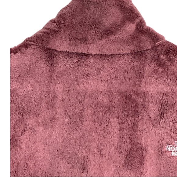 The North Face Dusty Rose Pink Osito Raschel Fleece Full Zip Jacket Size XXL - Picture 7 of 11